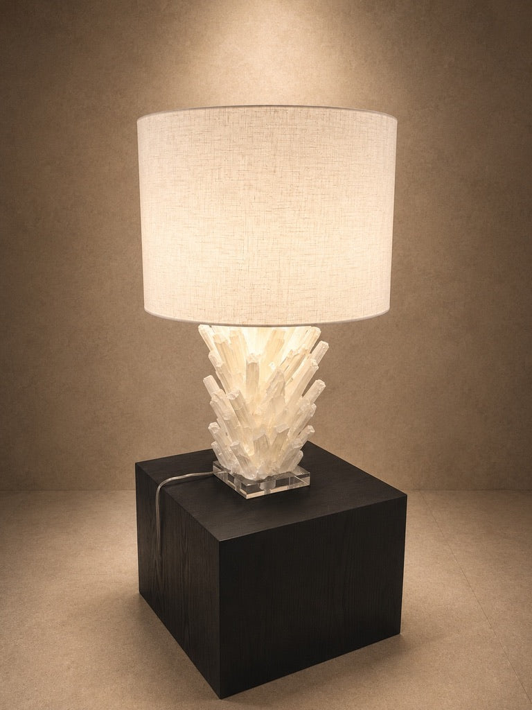 Selenite Lamp