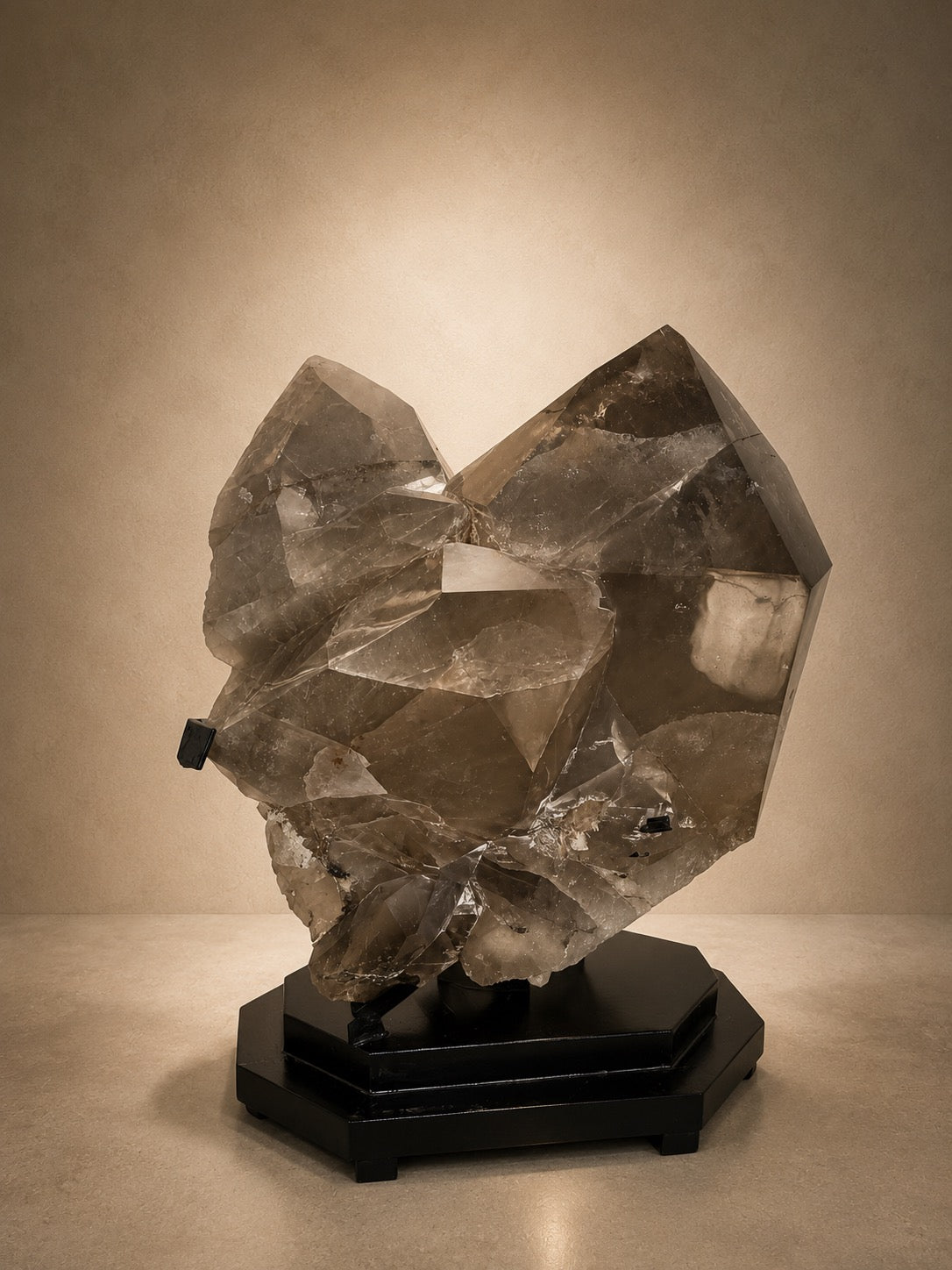 Smoky quartz specimen